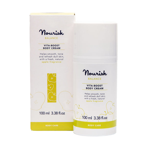 Nourish London Cream Balance Vita-Boost Body With Apple Extract & Hyaluronic Acid
