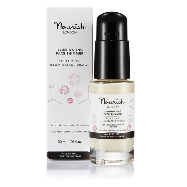 Nourish London Cream Illuminating Face Shimmer With Argan Oil & Hyaluronic Acid