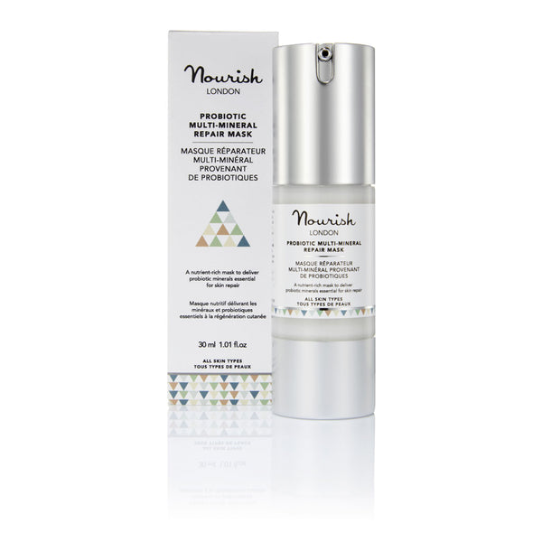Nourish London Cream/Lavender/Bronze Probiotic Multi-Mineral Repair Mask With Magnesium
