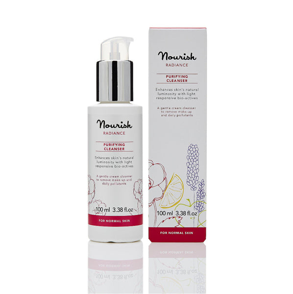 Nourish London Cream/Light Radiance Purifying Cleanser With Foxberry & Rose