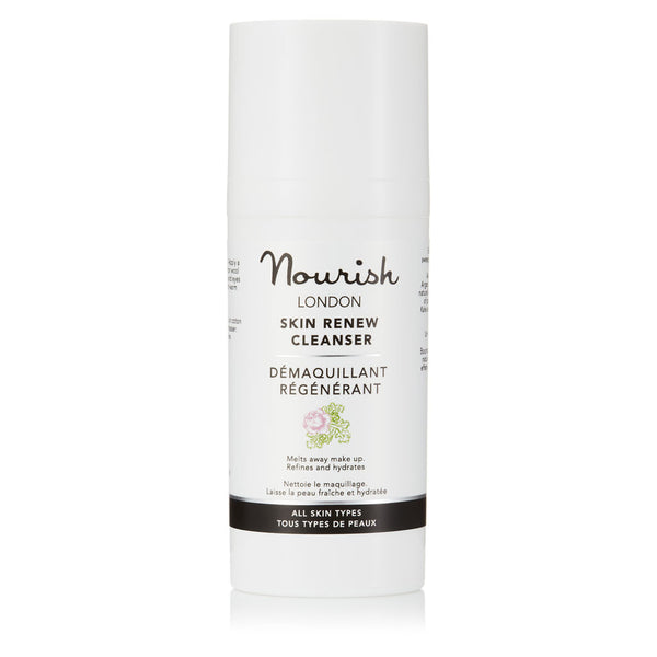 Nourish London Women's Skin Renew Argan Cleanser With Jojoba & Kale