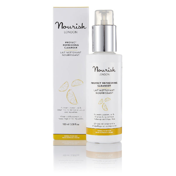 Nourish London Orange Protect Refreshing Cleanser With Lemon, & Mandarin