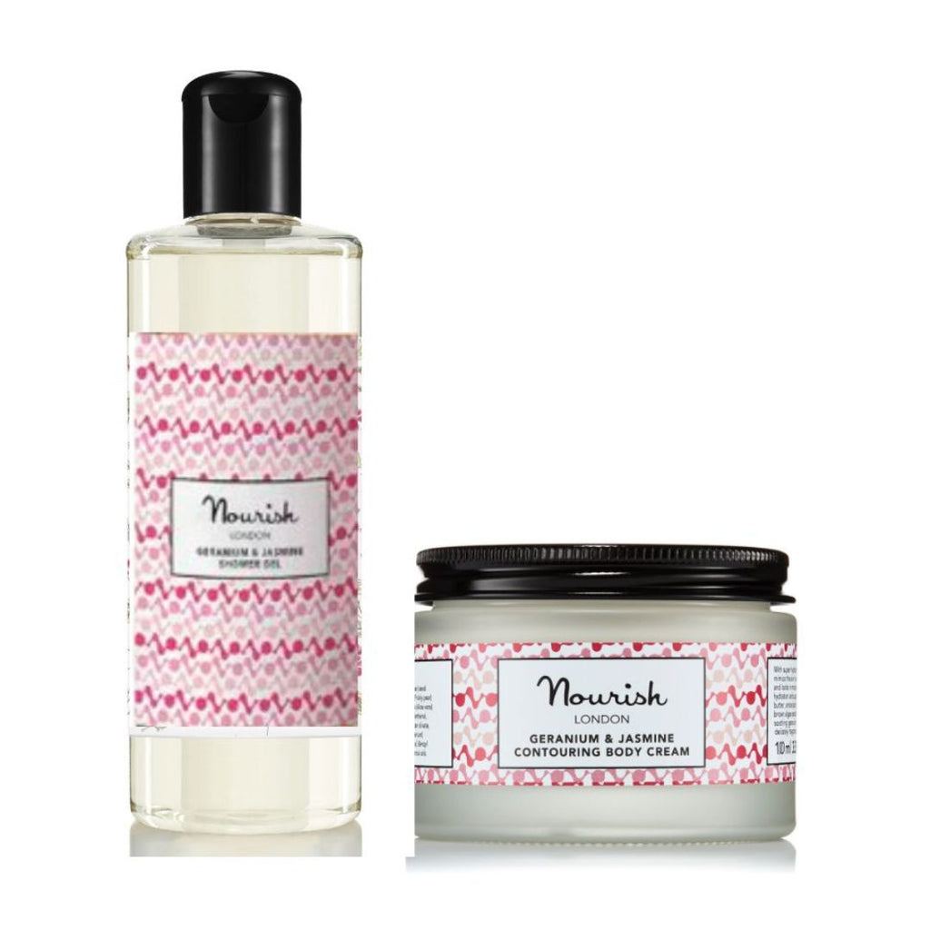 Geranium & Jasmine Shower & Body Duo Shea Butter