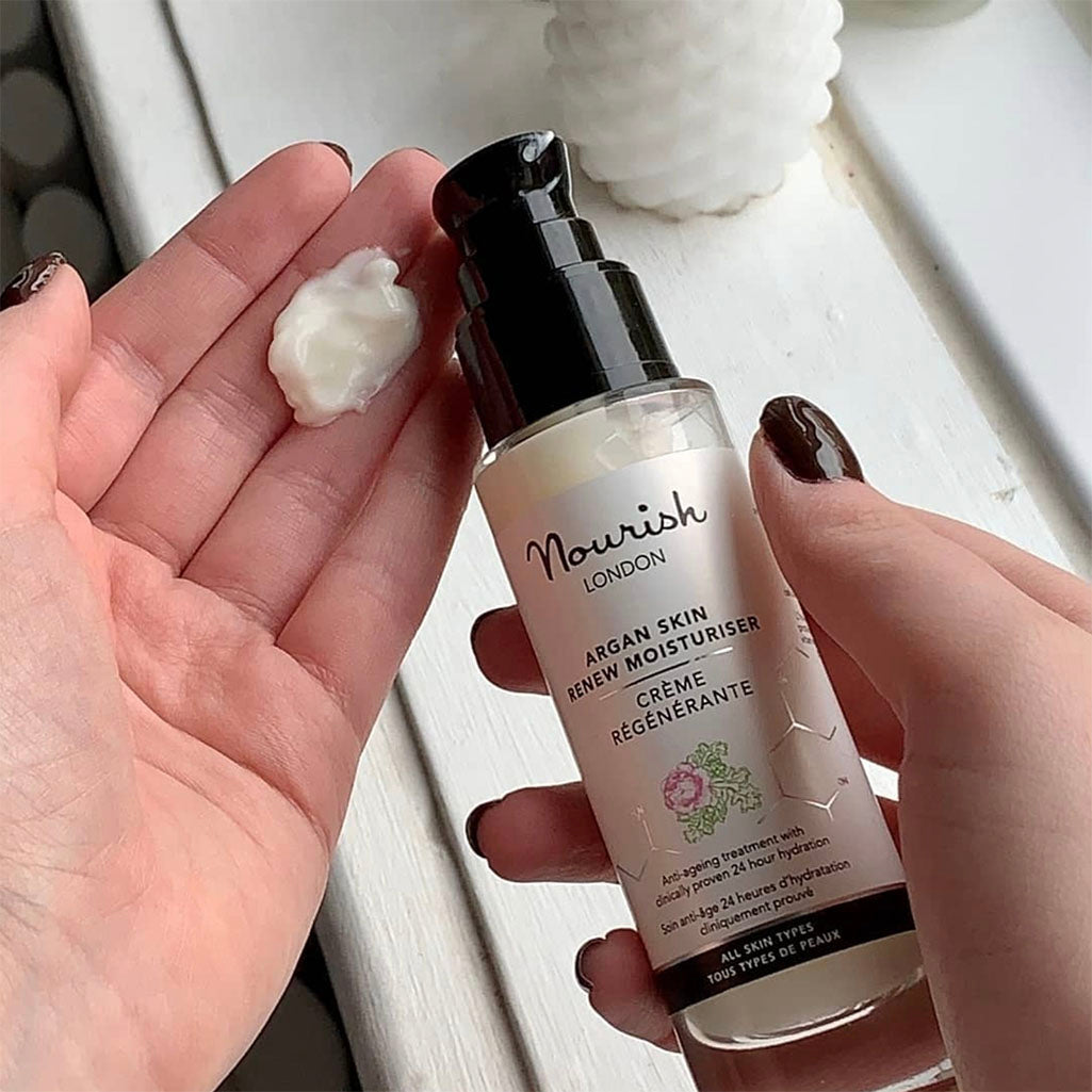 Nourish London Argan Skin Renew Moisturiser – Feuchtigkeitscreme Mit Arganöl