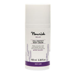 Nourish London Lavender Relax Cell Protect Body Cream Sensitive Skin